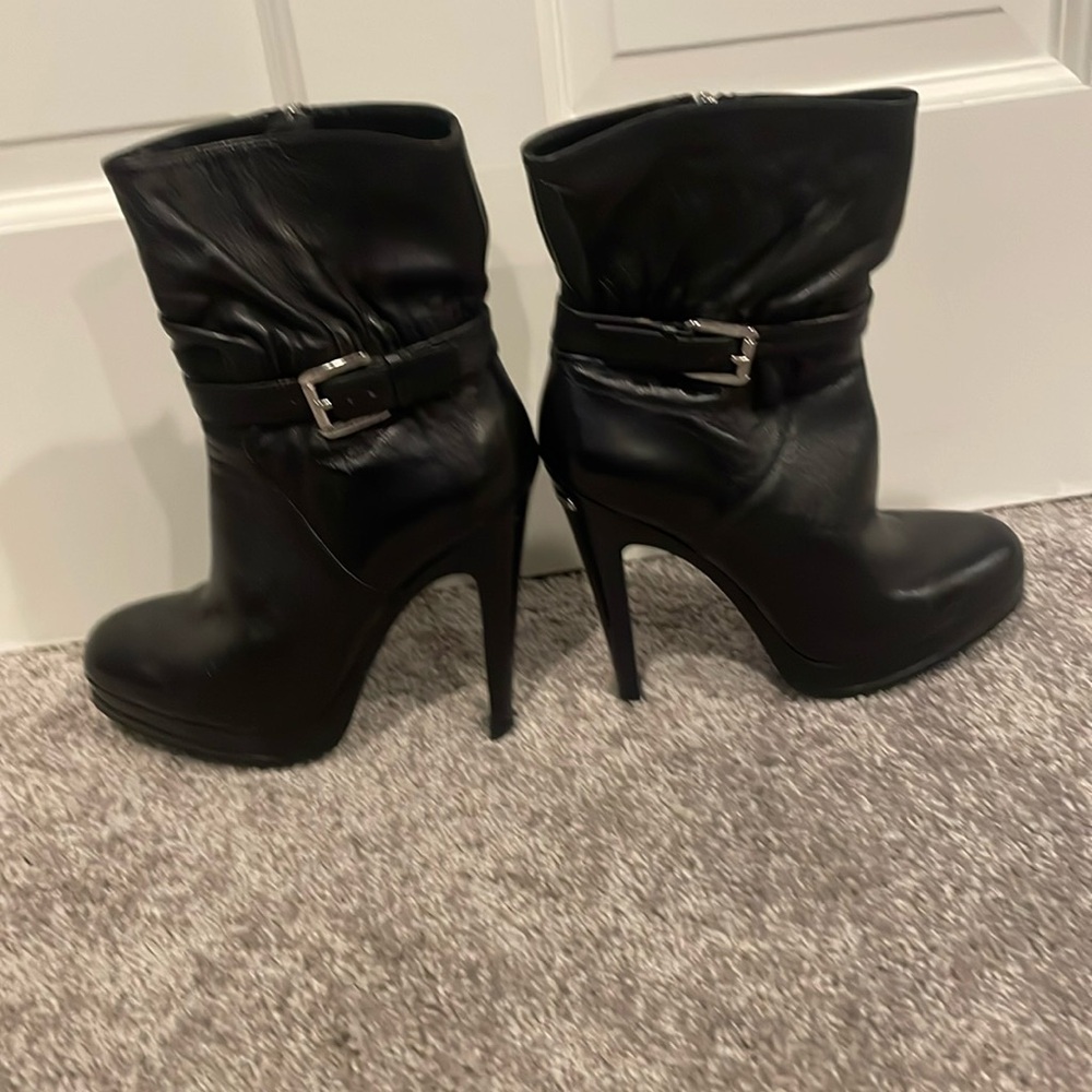 Michael Kors Leather Ankle Boots